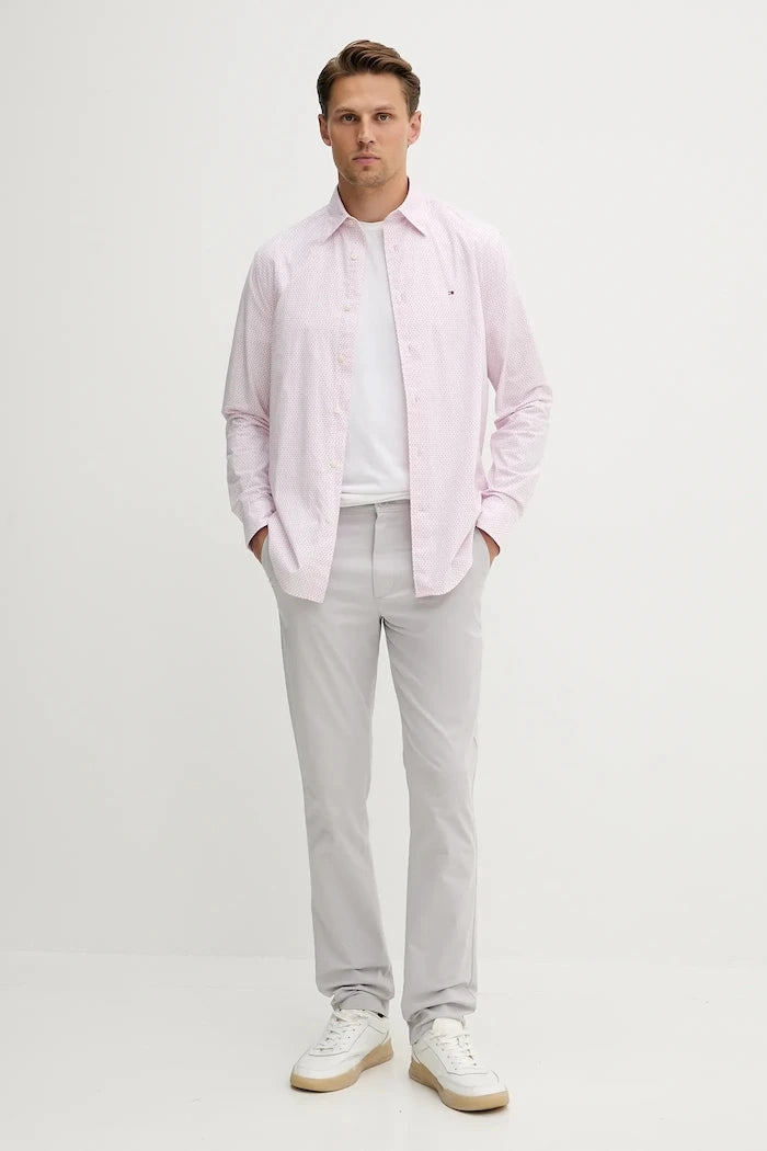Tommy Hilfiger erkek pamuk elastan chino pantolon