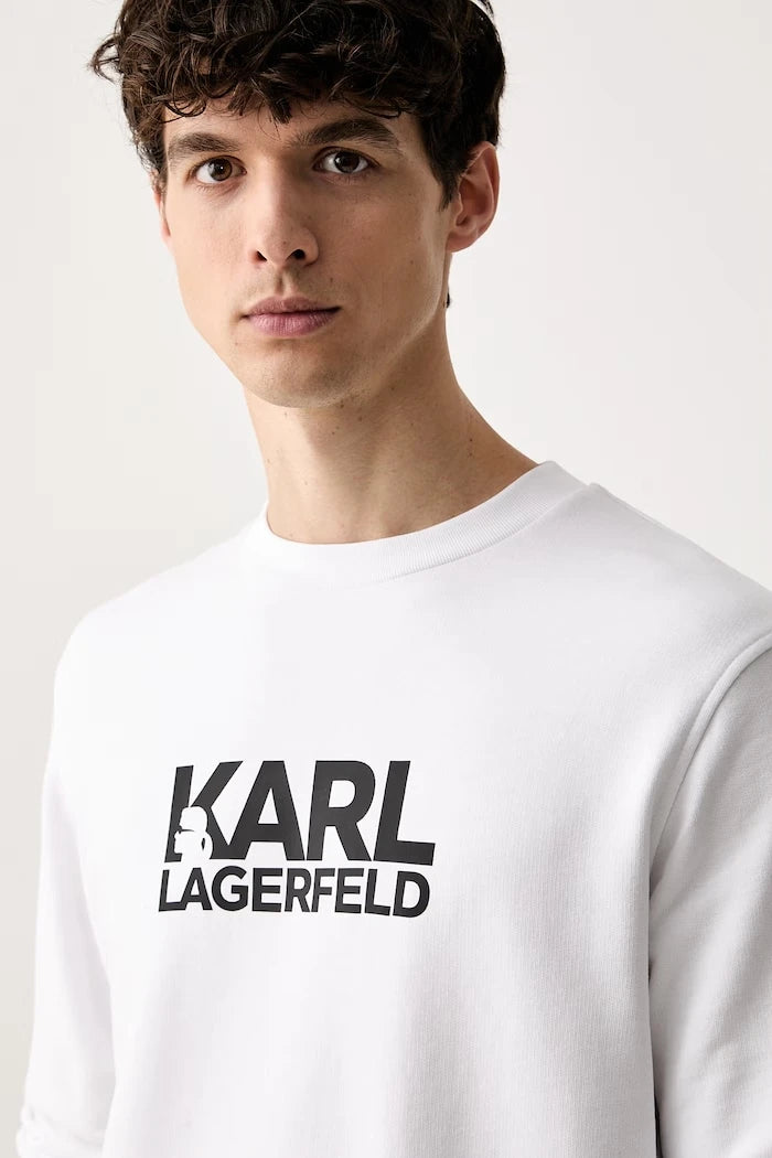 Karl Lagerfeld erkek pamuklu sweatshirt
