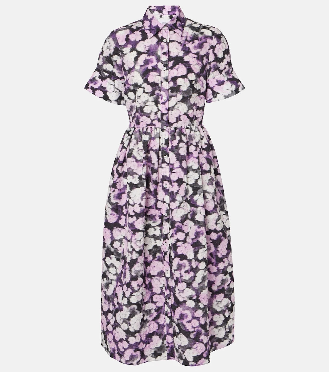 Erdem - Floral shirt dress