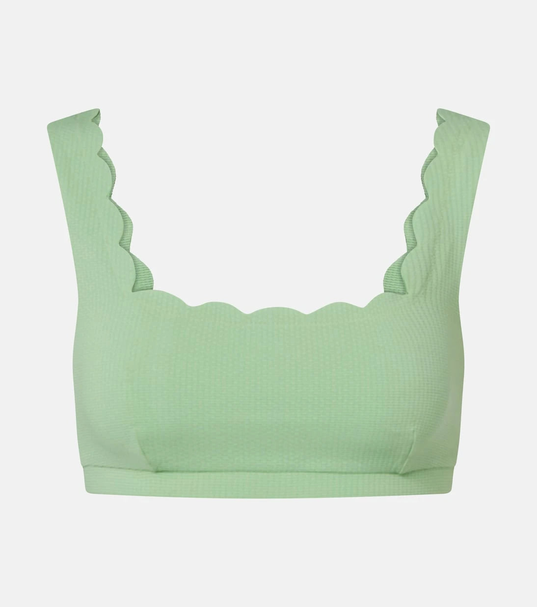 Marysia - Palm Springs scalloped bikini top