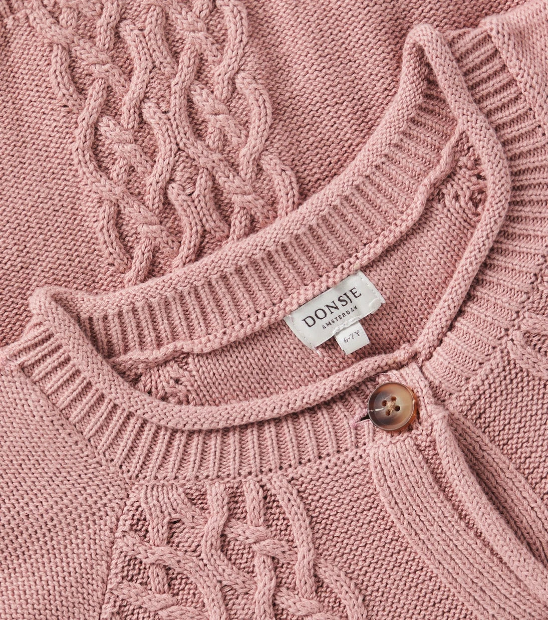 Donsje - Cleo cable-knit cotton cardigan