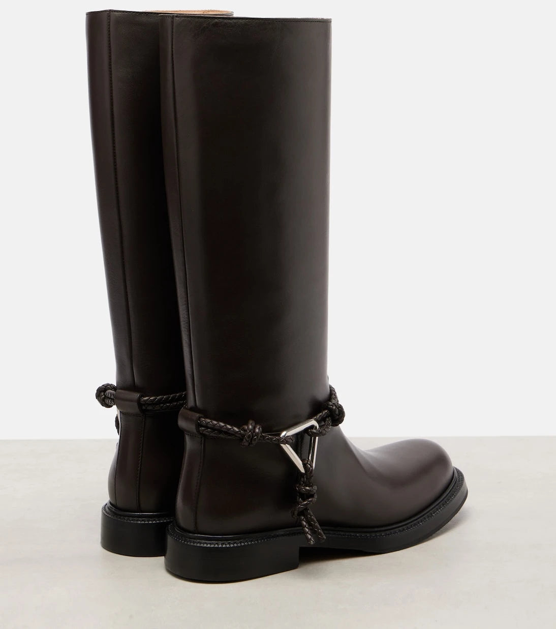 Bottega Veneta - James leather knee-high boots