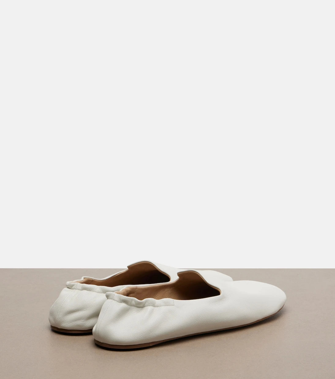 The Row - Casa leather slippers