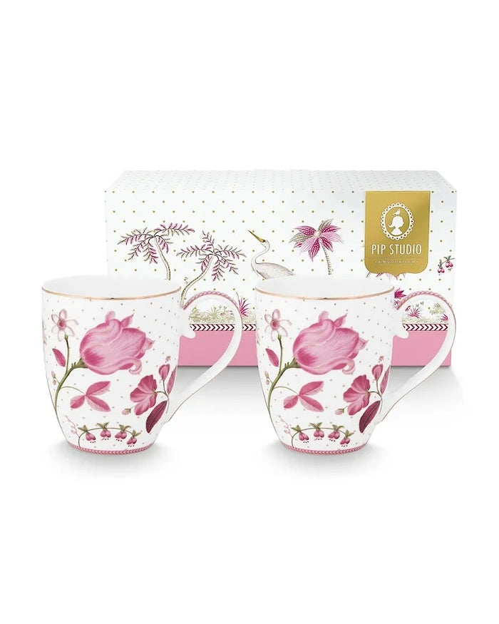 Pip Studio Jolie Tulip 450 ml Bardak Seti (2 Parça)