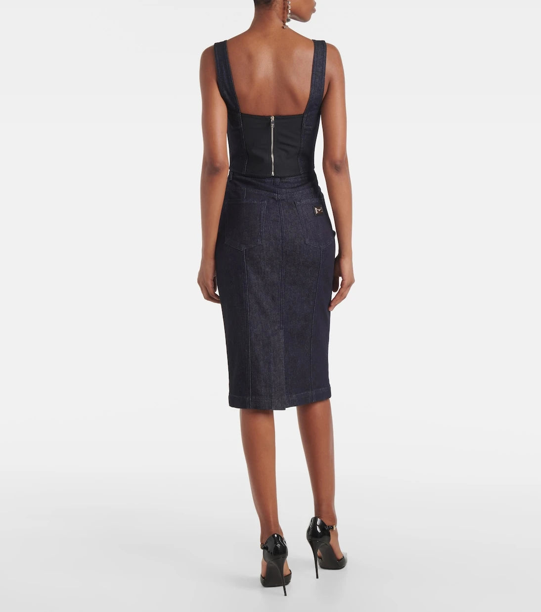 Dolce&Gabbana - Denim bustier top