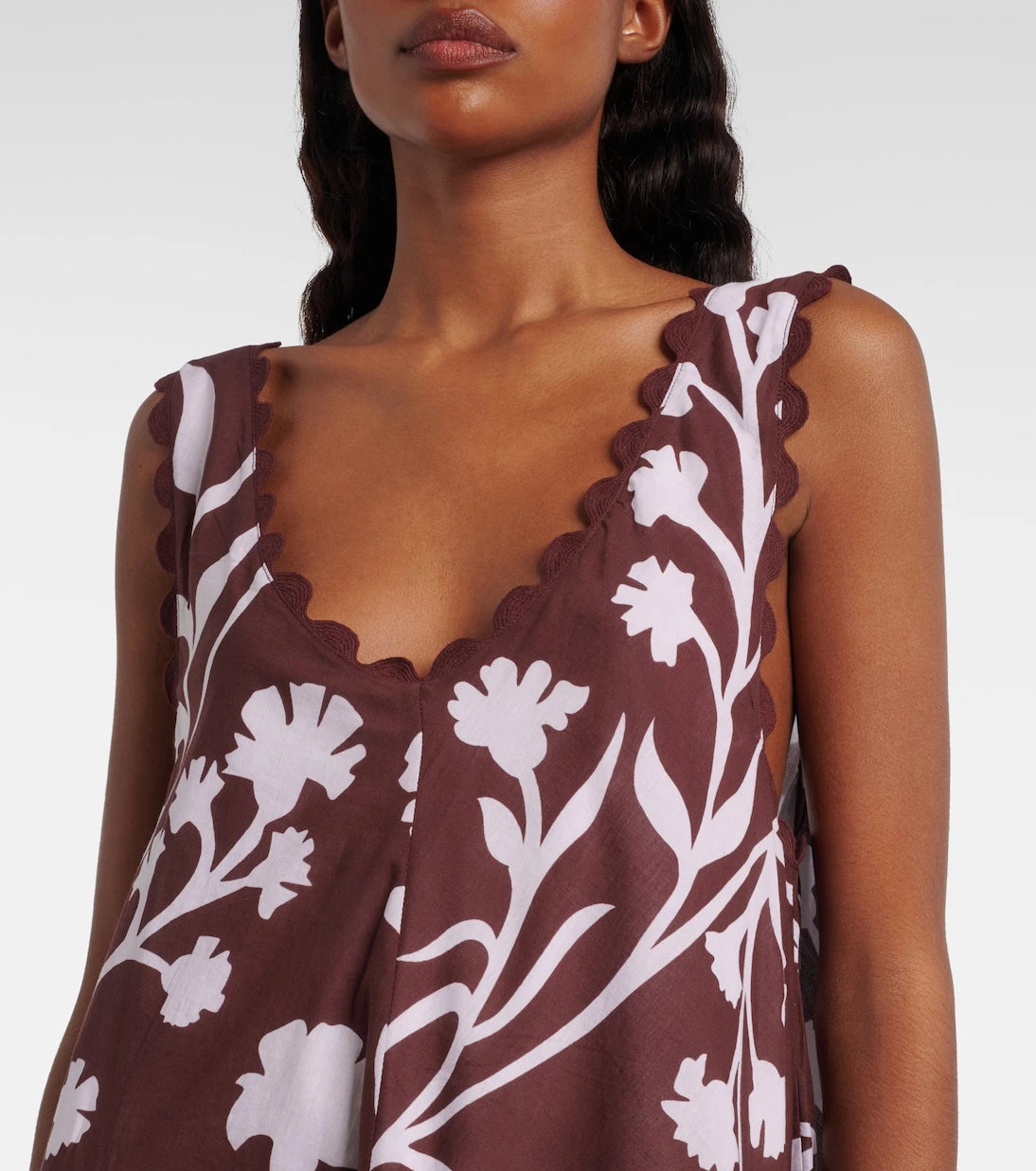 Juliet Dunn - Floral cotton minidress