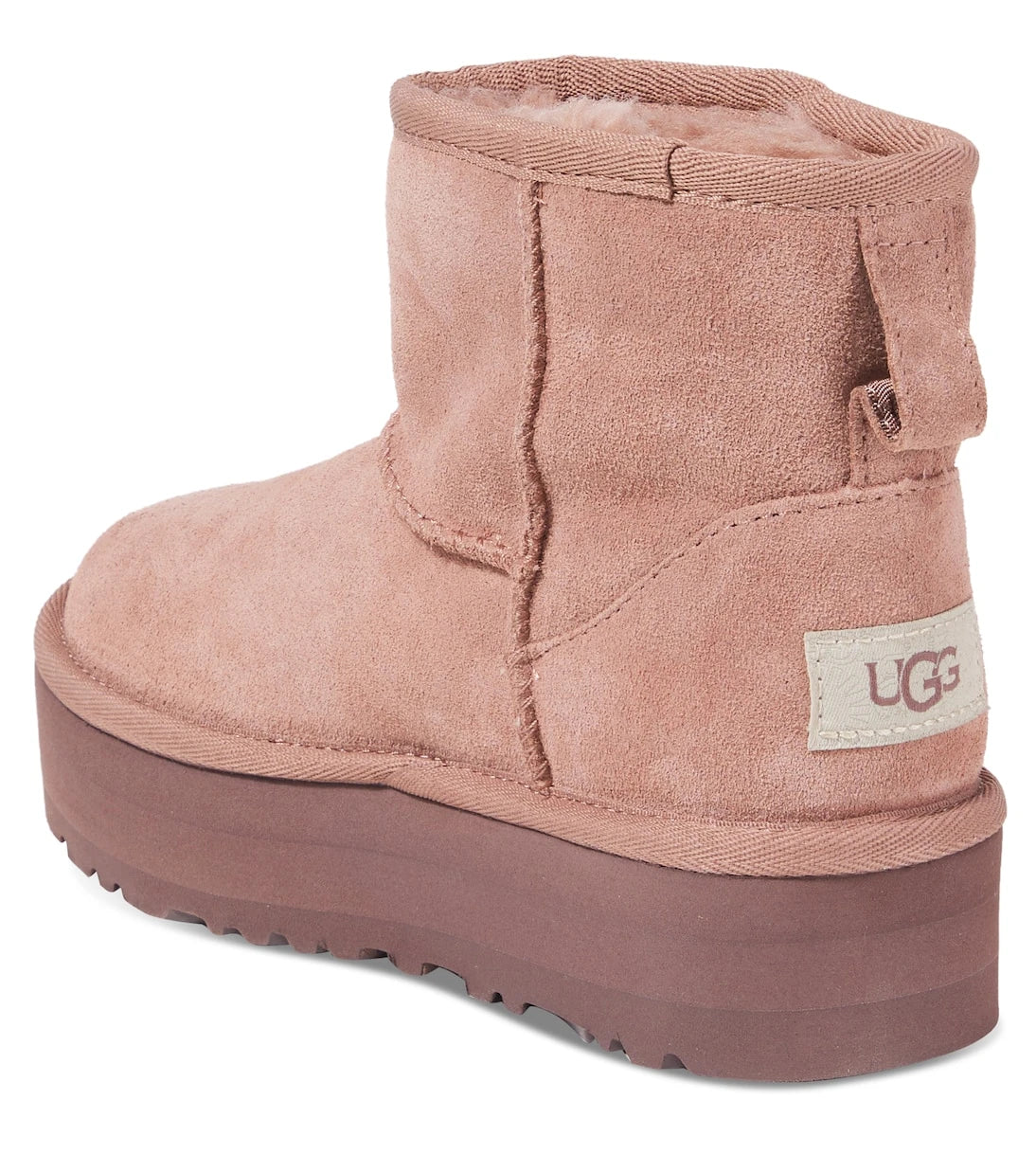 UGG Kids - Classic Mini suede platform boots