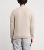 Eleventy Beige Wool Embroidered Sweater