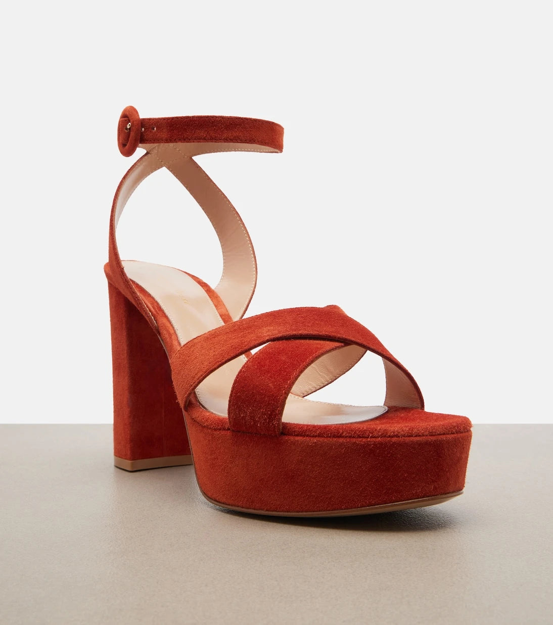 Gianvito Rossi - Sabrina suede platform sandals