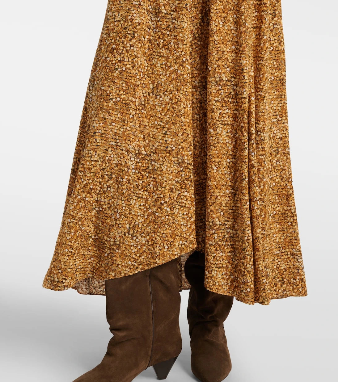 Isabel Marant - Syana printed silk-blend maxi skirt