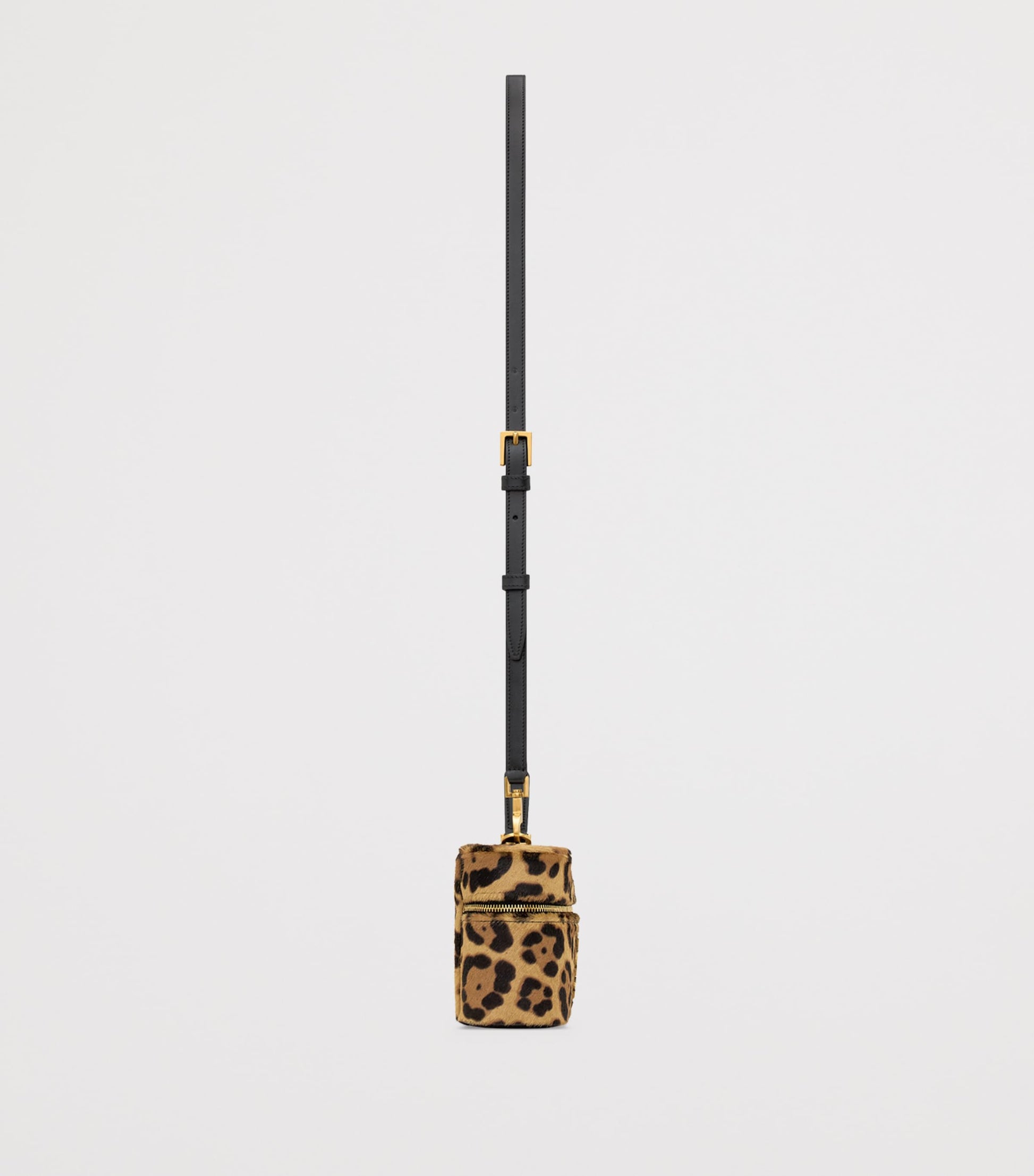 Saint Laurent Brown Mini Gaby Top-Handle Bag