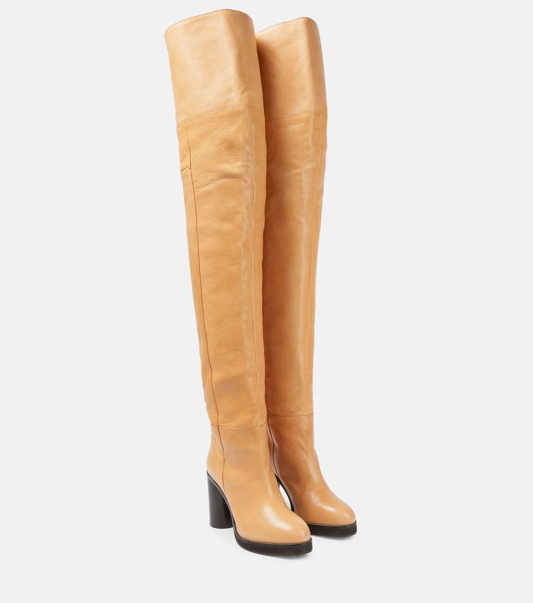 Isabel Marant - Lurna leather over-the-knee boots