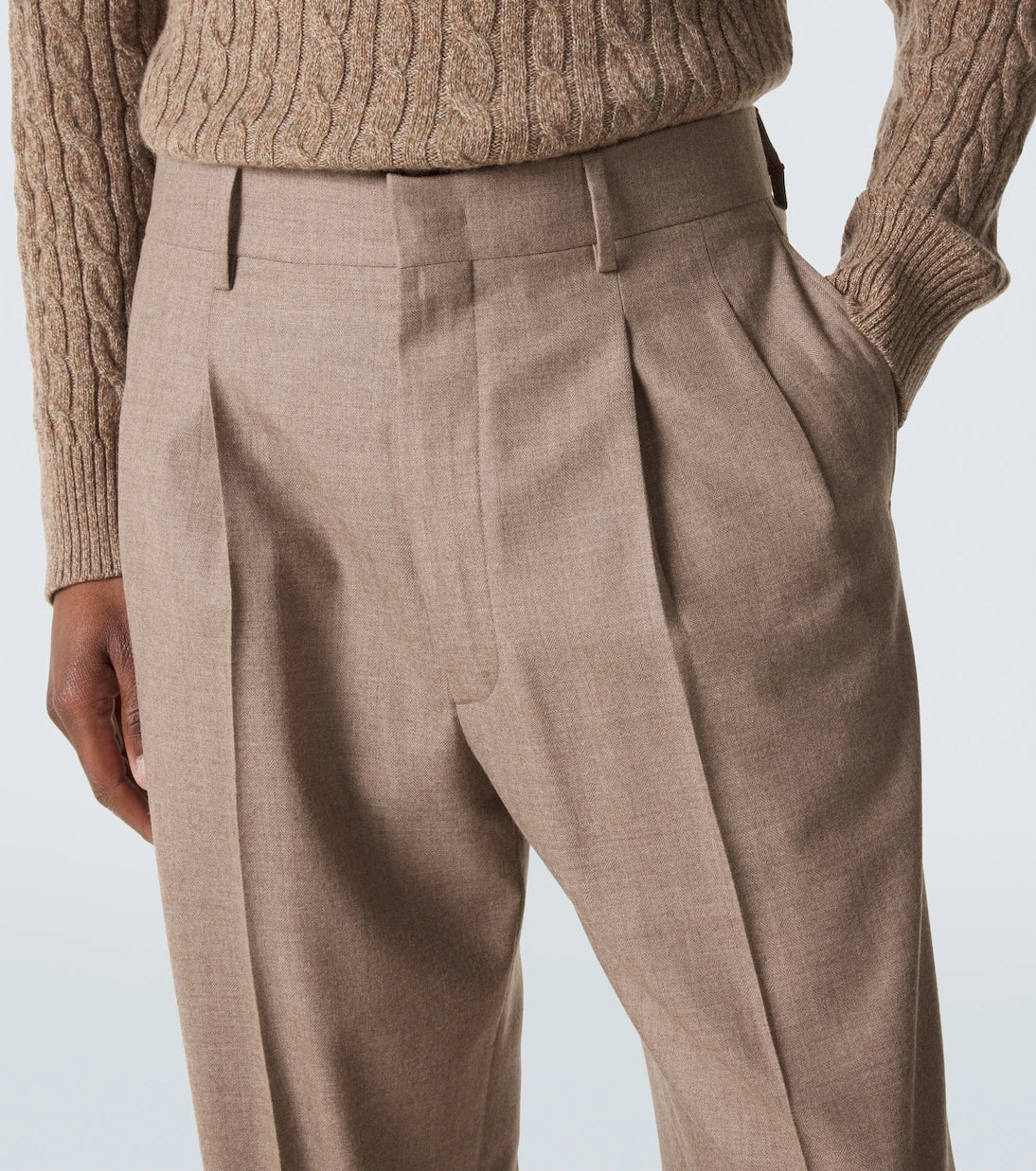 Loro Piana - Buxton virgin wool straight pants
