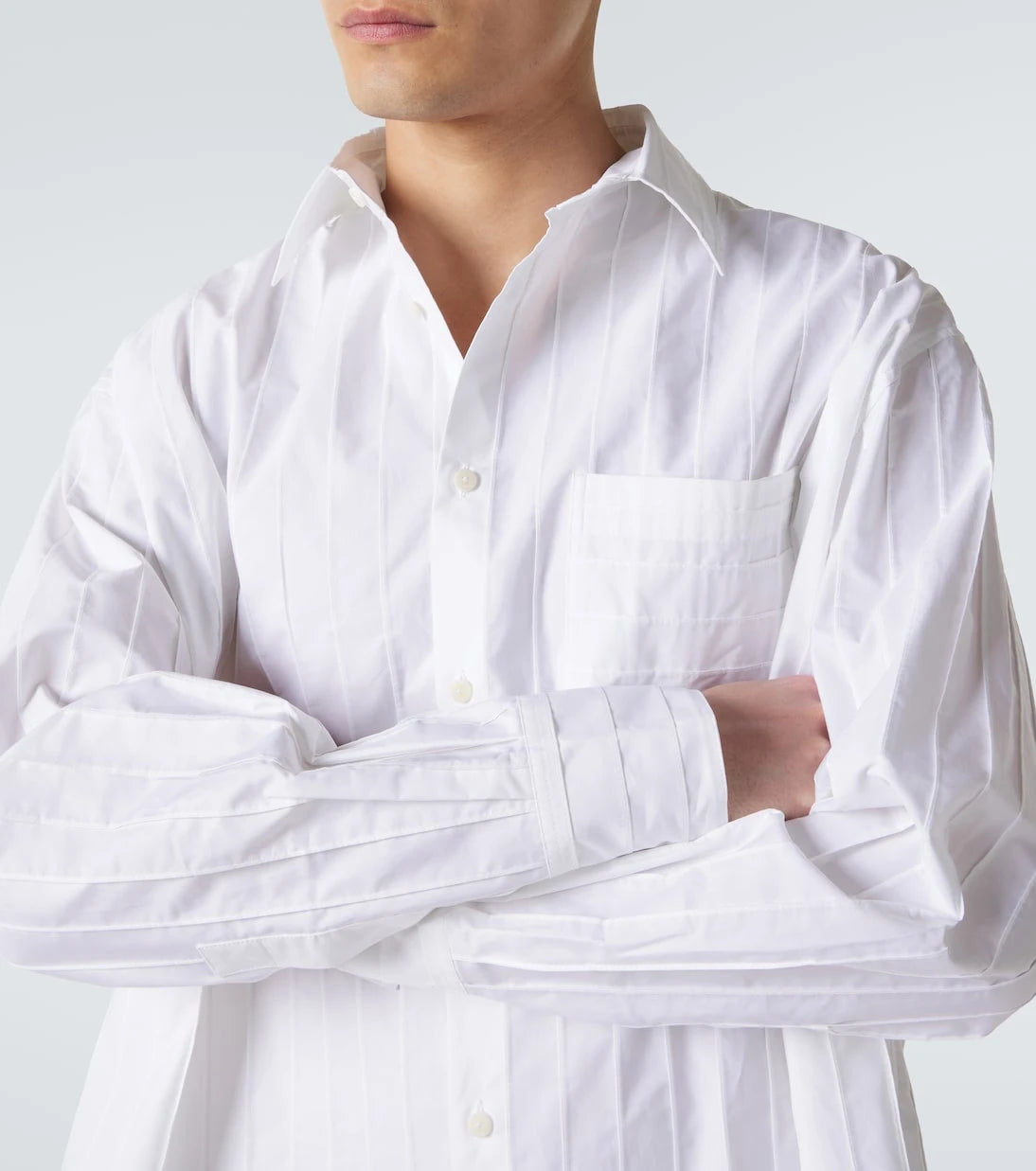 Jacquemus - Camargue embroidered striped cotton shirt
