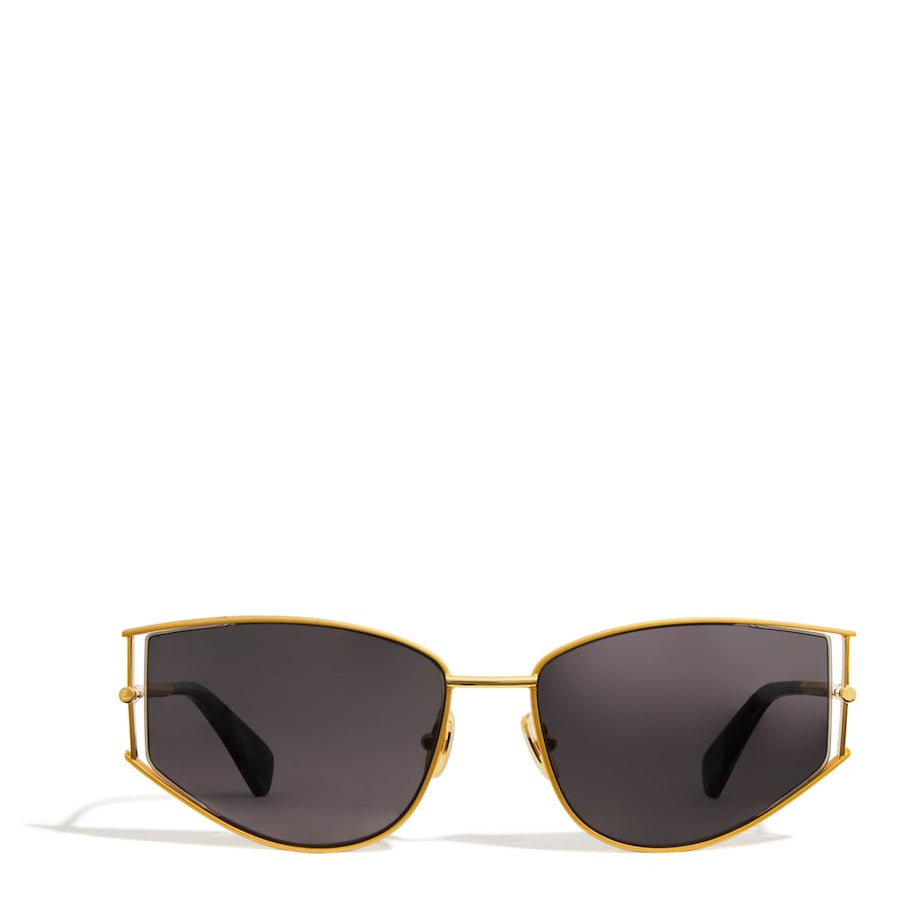 Max Mara Black Metal Cat-Eye Sunglasses