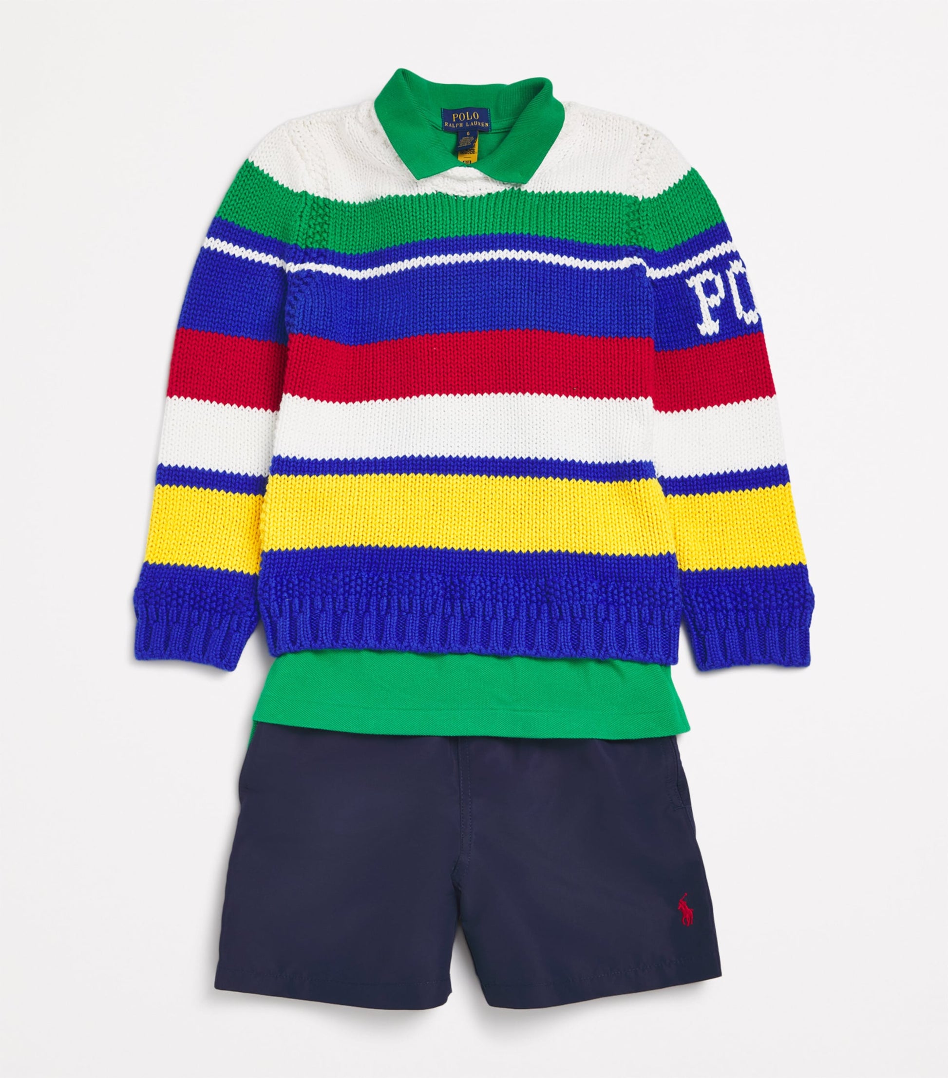 Ralph Lauren Kids Polo Pony Swim Shorts (3-24 Months)