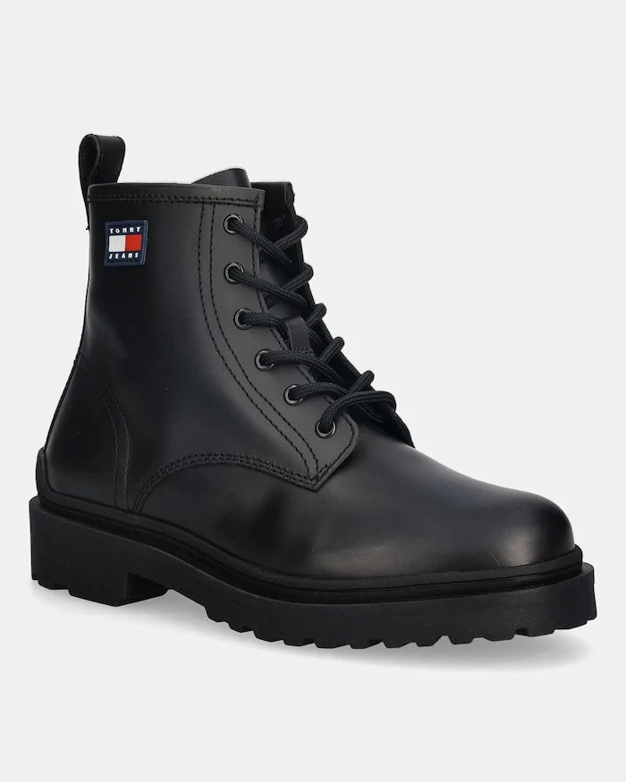 Tommy Jeans TJM LACE UP RUBBERIZED Deri Ayakkabı