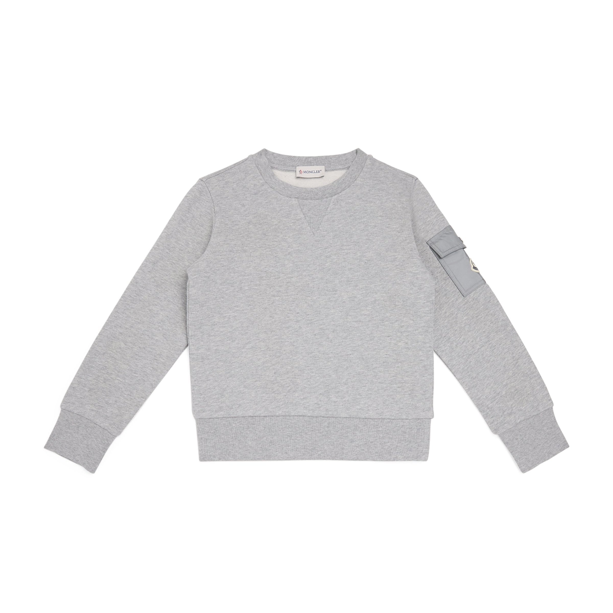 Moncler Enfant Cotton Logo-Patch Sweatshirt (8-10 Years)
