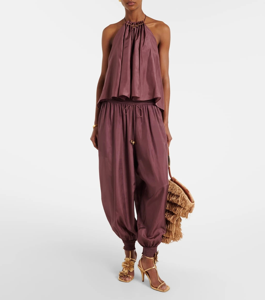 Zimmermann - Aster silk habotai balloon pants