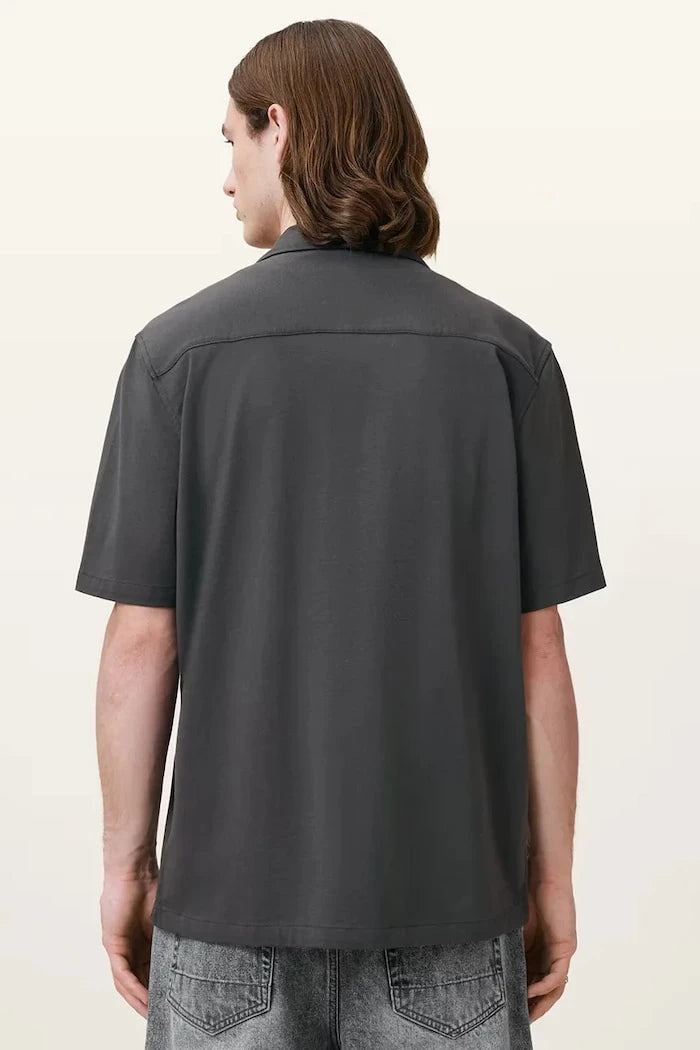 AllSaints риза мъжка от памук HUDSON