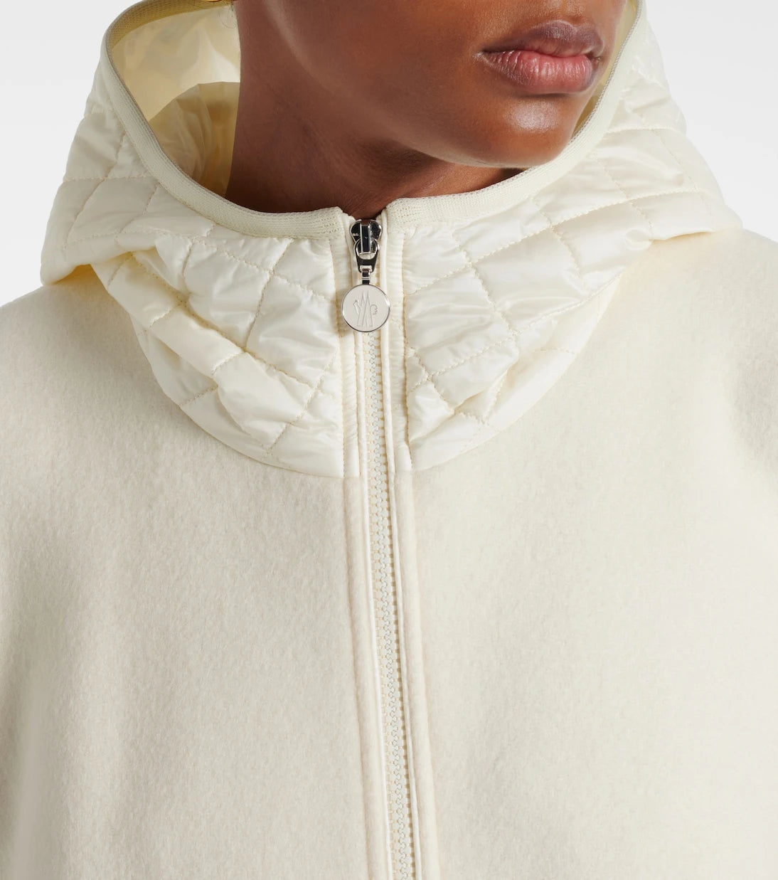 Moncler - Logo wool-blend jacket