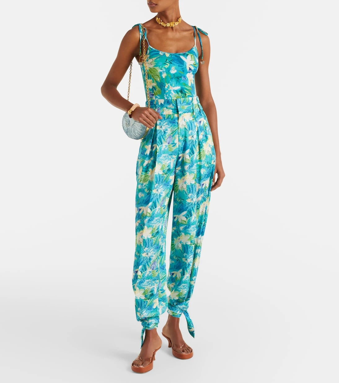 Chloé - Junie leather and TPU thong sandals