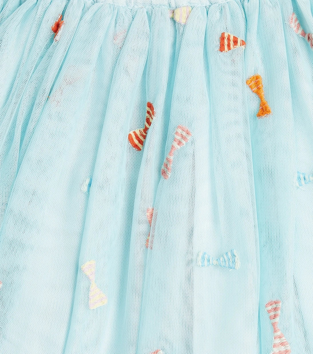 Stella McCartney Kids - Embroidered tulle skirt