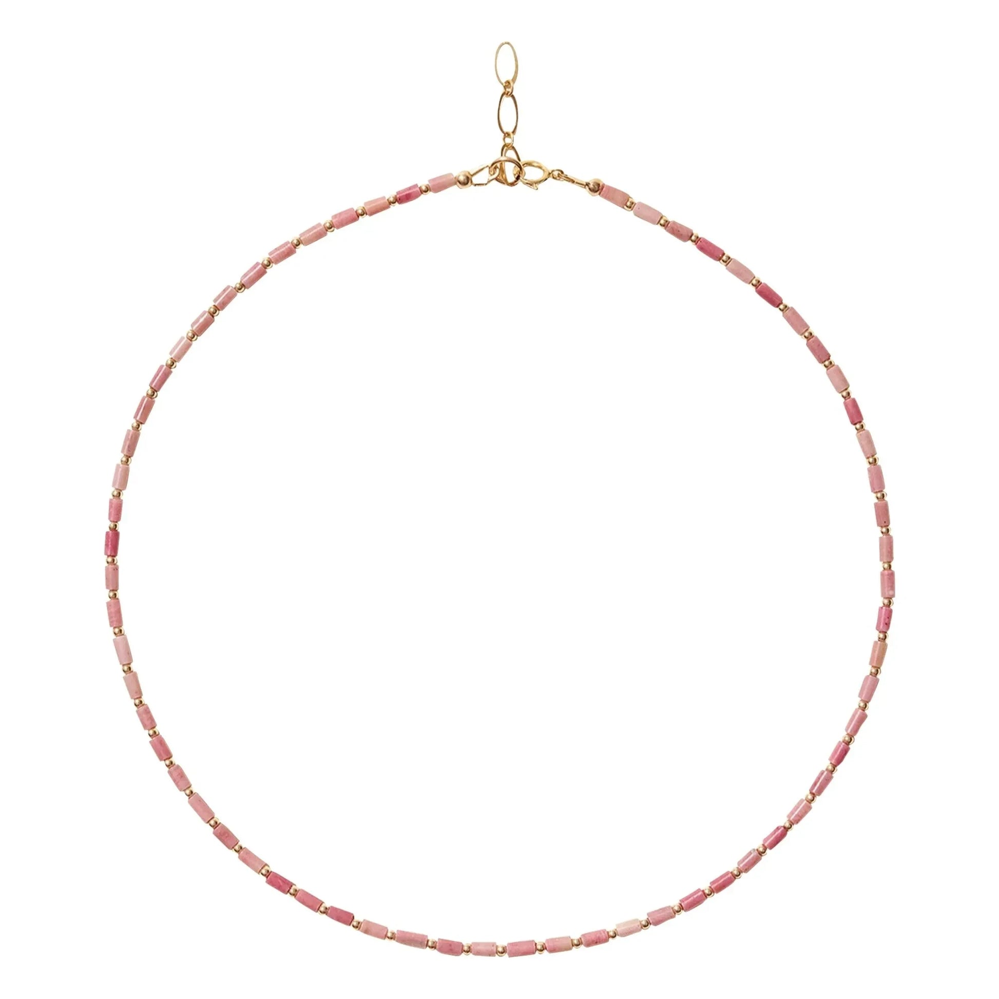 Camille Colette Studio - Baia Rhodonite necklace | Pink