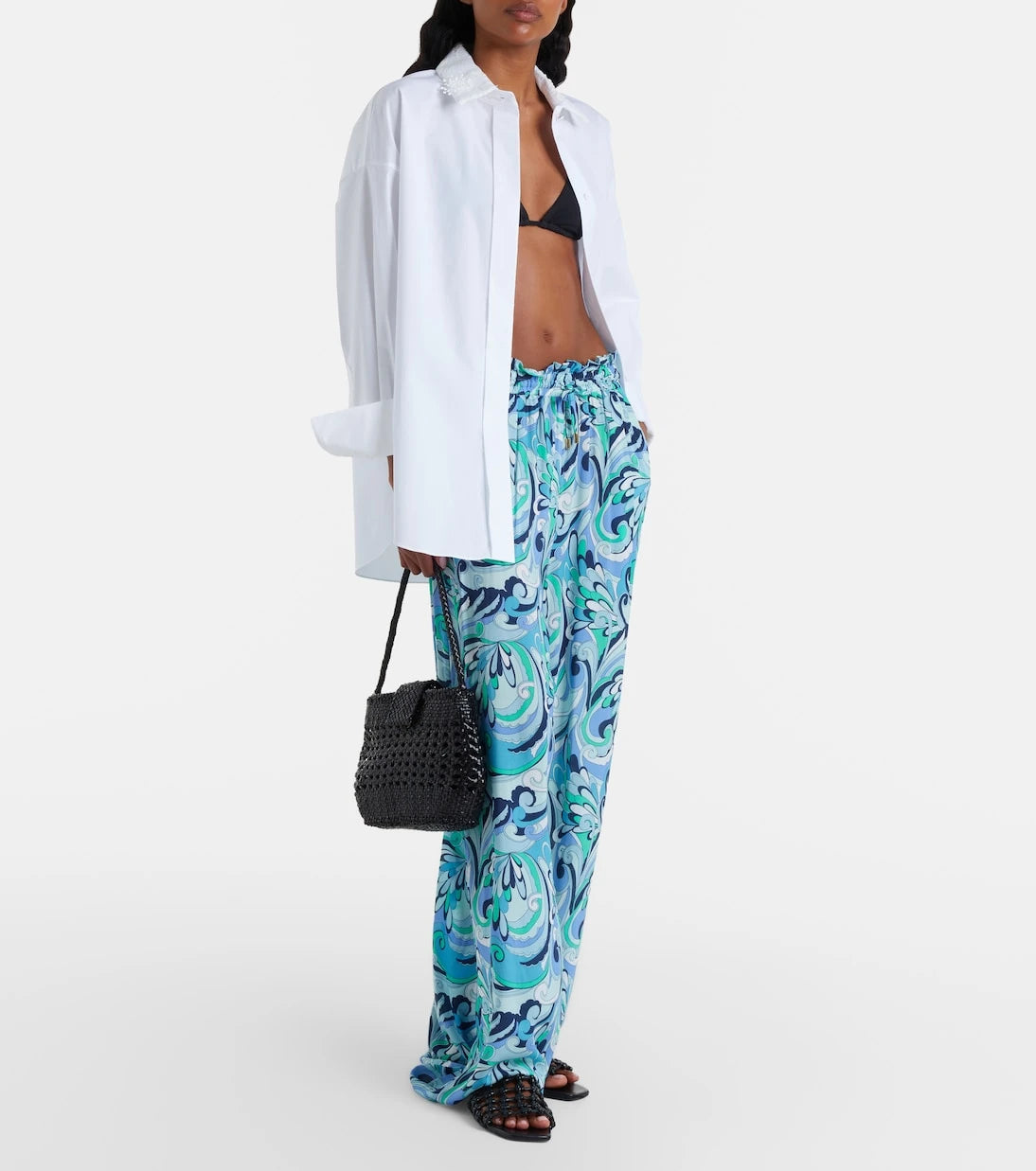 Melissa Odabash - Reese printed palazzo pants