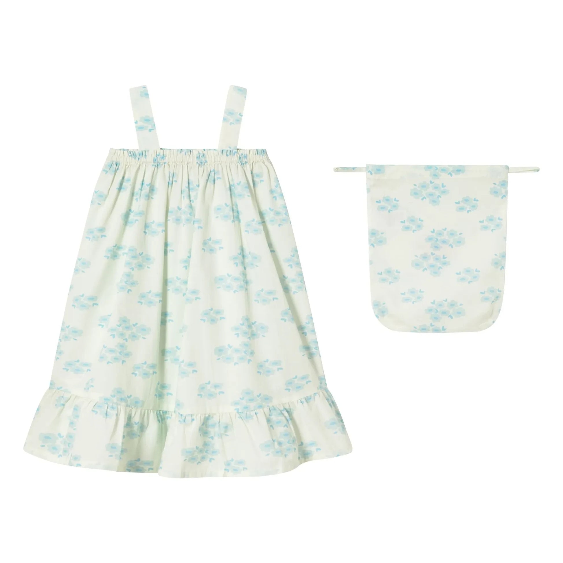 Tinycottons - Floral dress | White