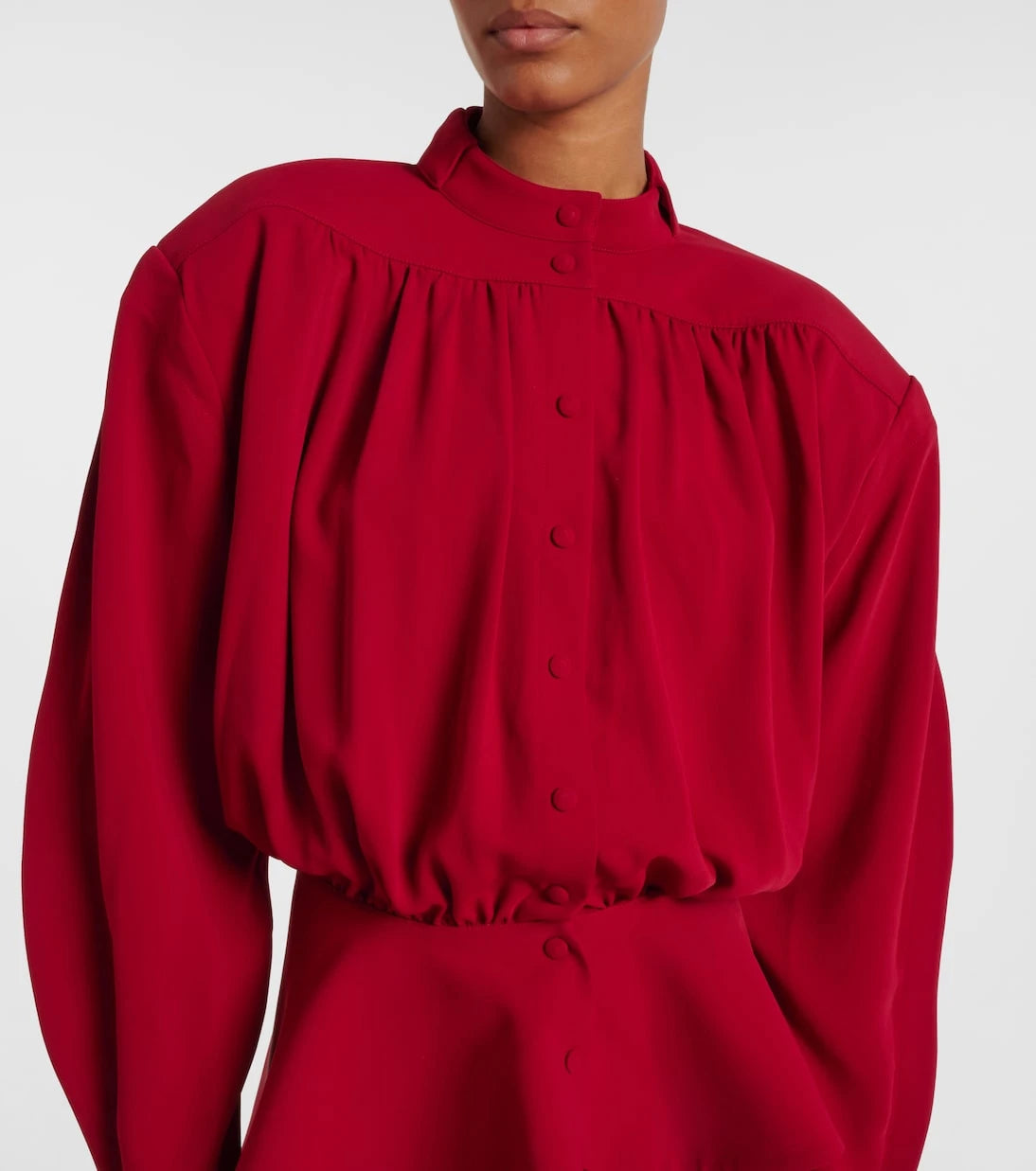 Mugler - re/edit Hiver Russe crêpe twill blouse