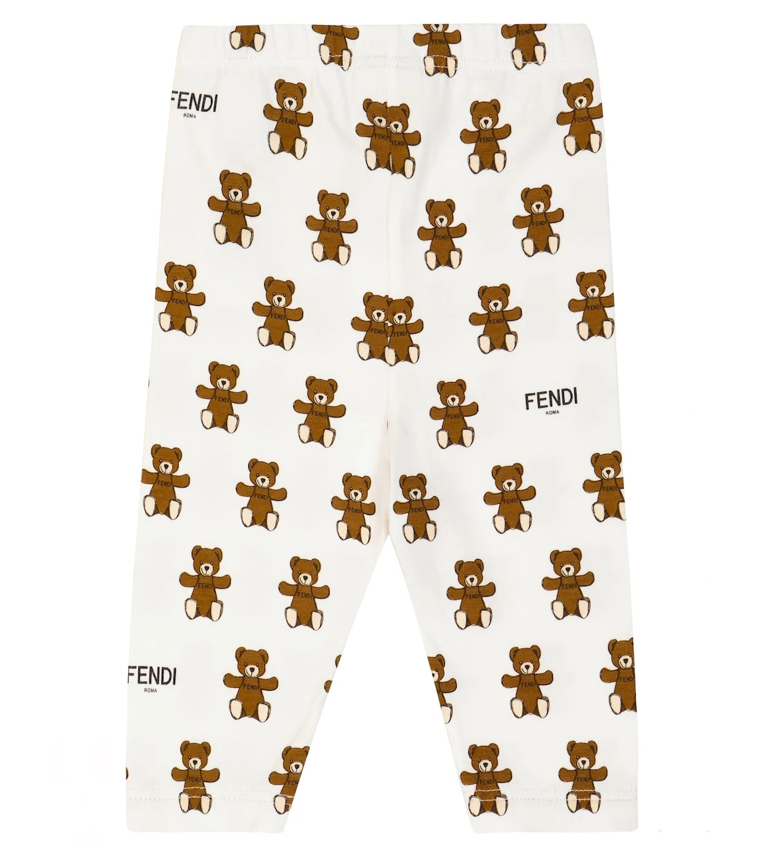Fendi Kids - Baby printed cotton-blend leggings