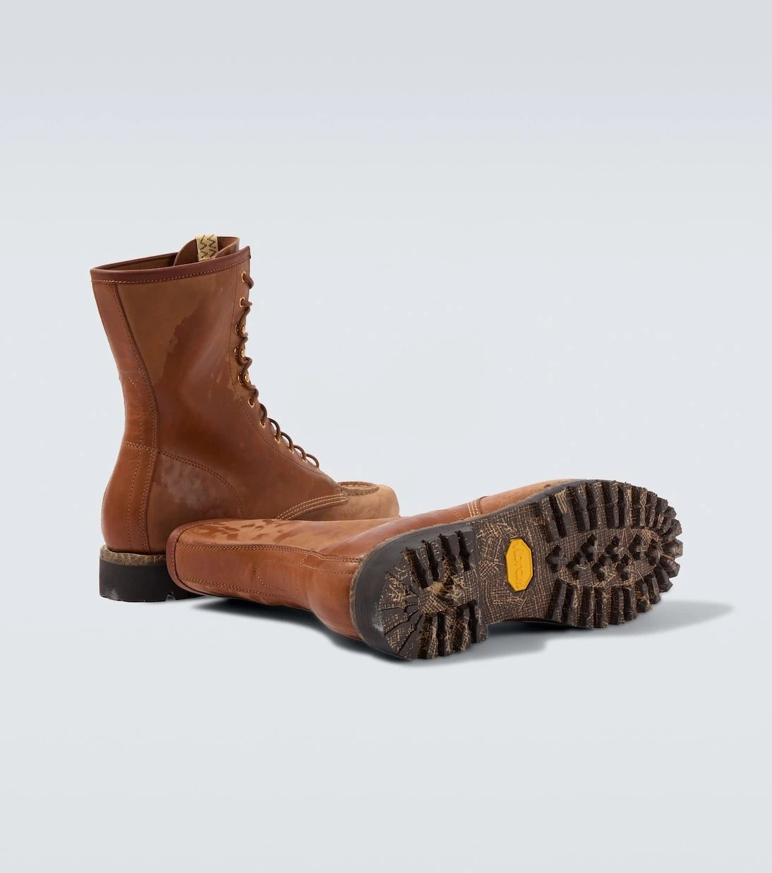 Visvim - Scout Moc leather lace-up boots