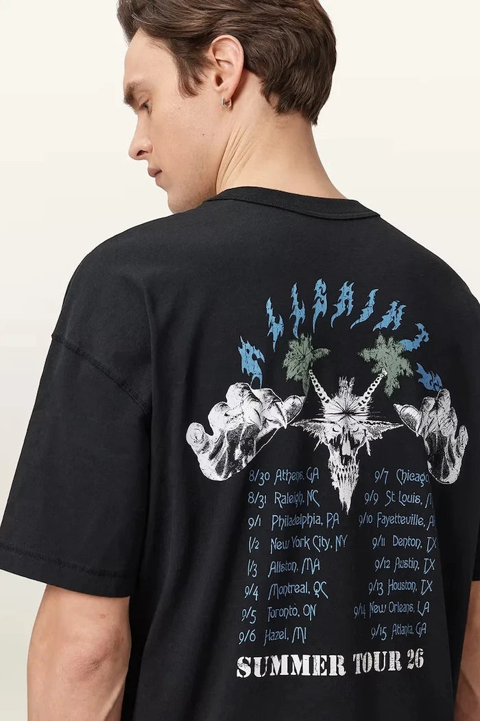 AllSaints тениска мъжка от памук PALM