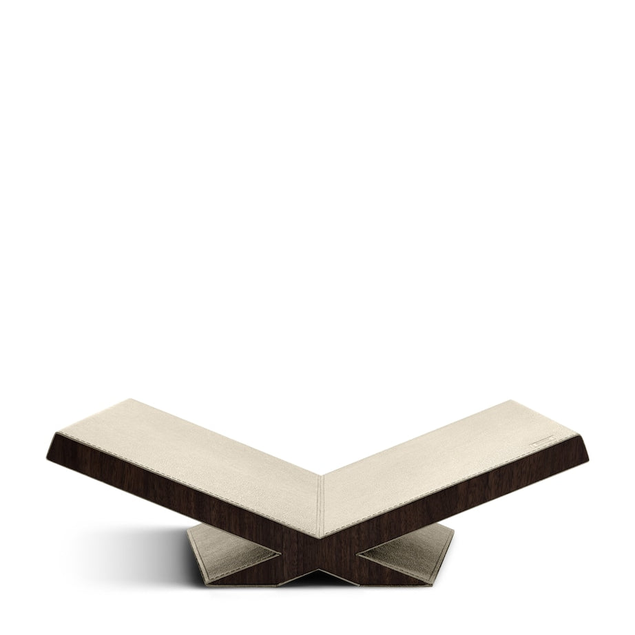 Walnut-Leather Classic Culture Bookstand