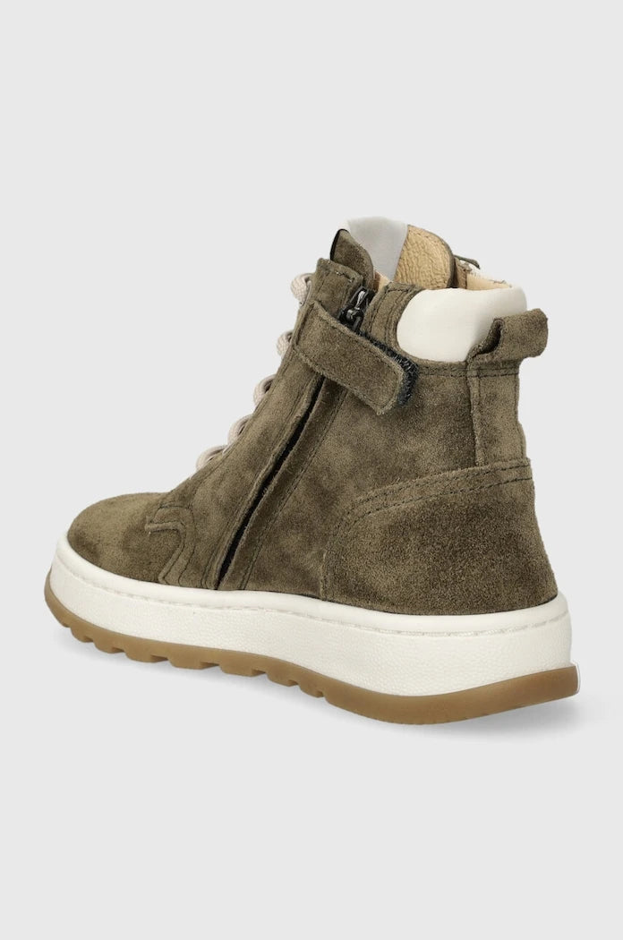 Детски половинки обувки от велур Pom D'api FLOW BOOTS