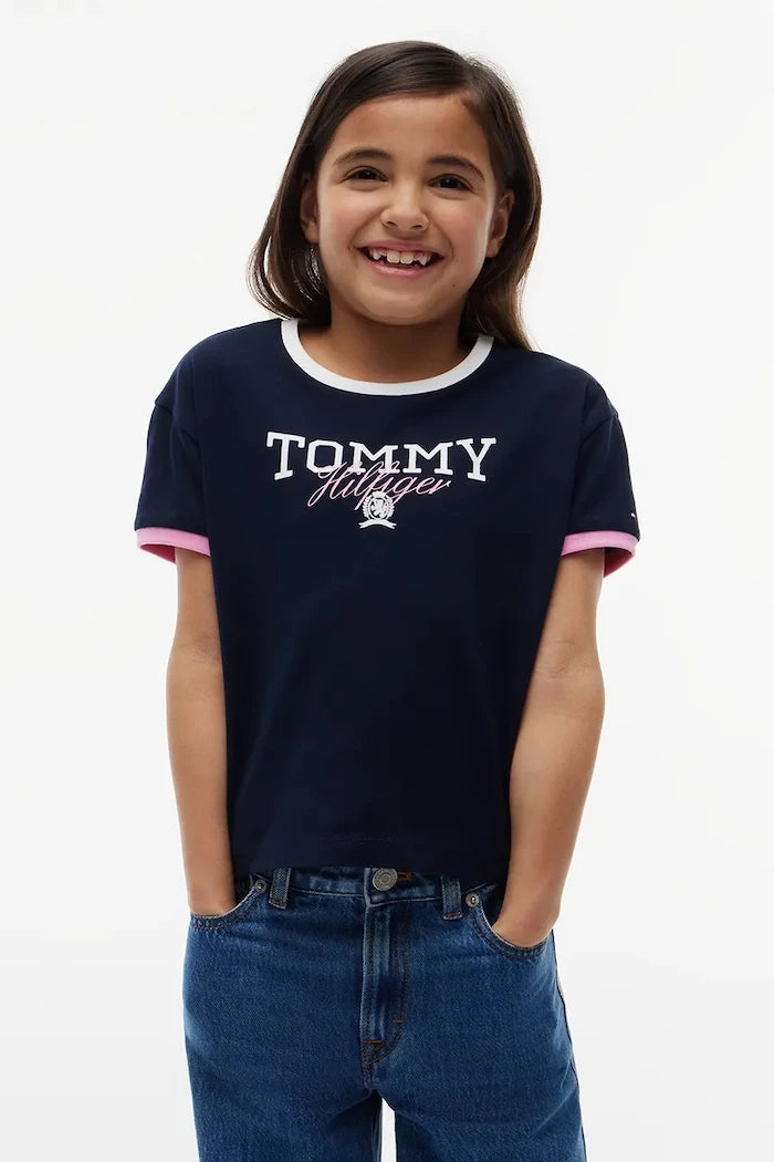 Tommy Hilfiger тениска за деца от памук