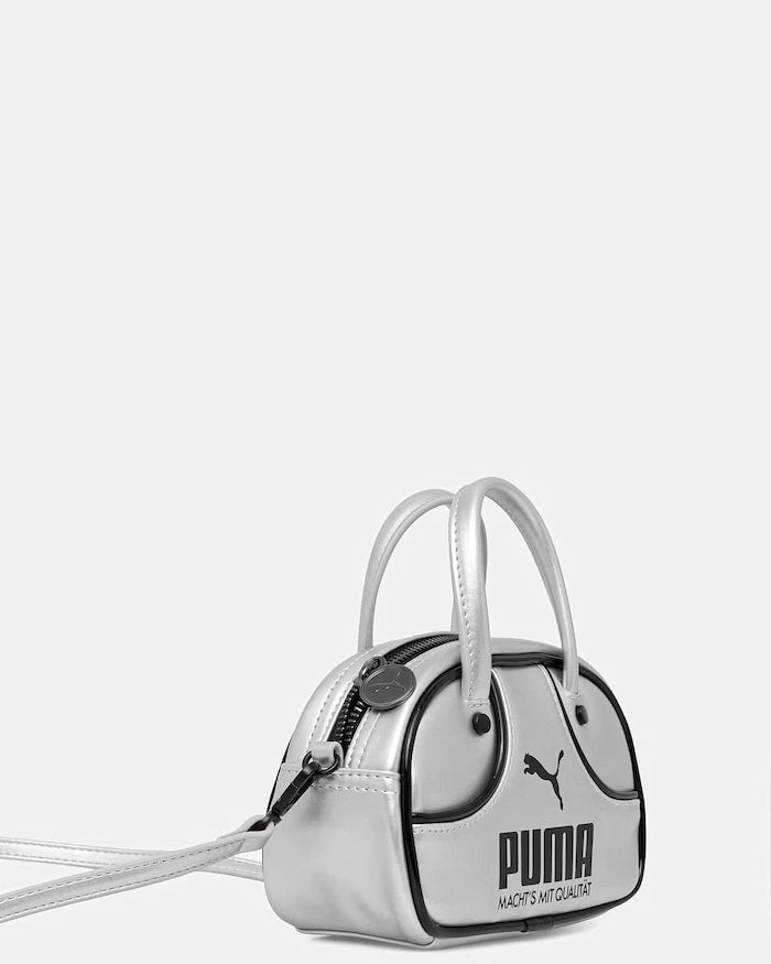 Puma чанта crossbody дамска от имитация на кожа 1976 Metallic Micro Grip