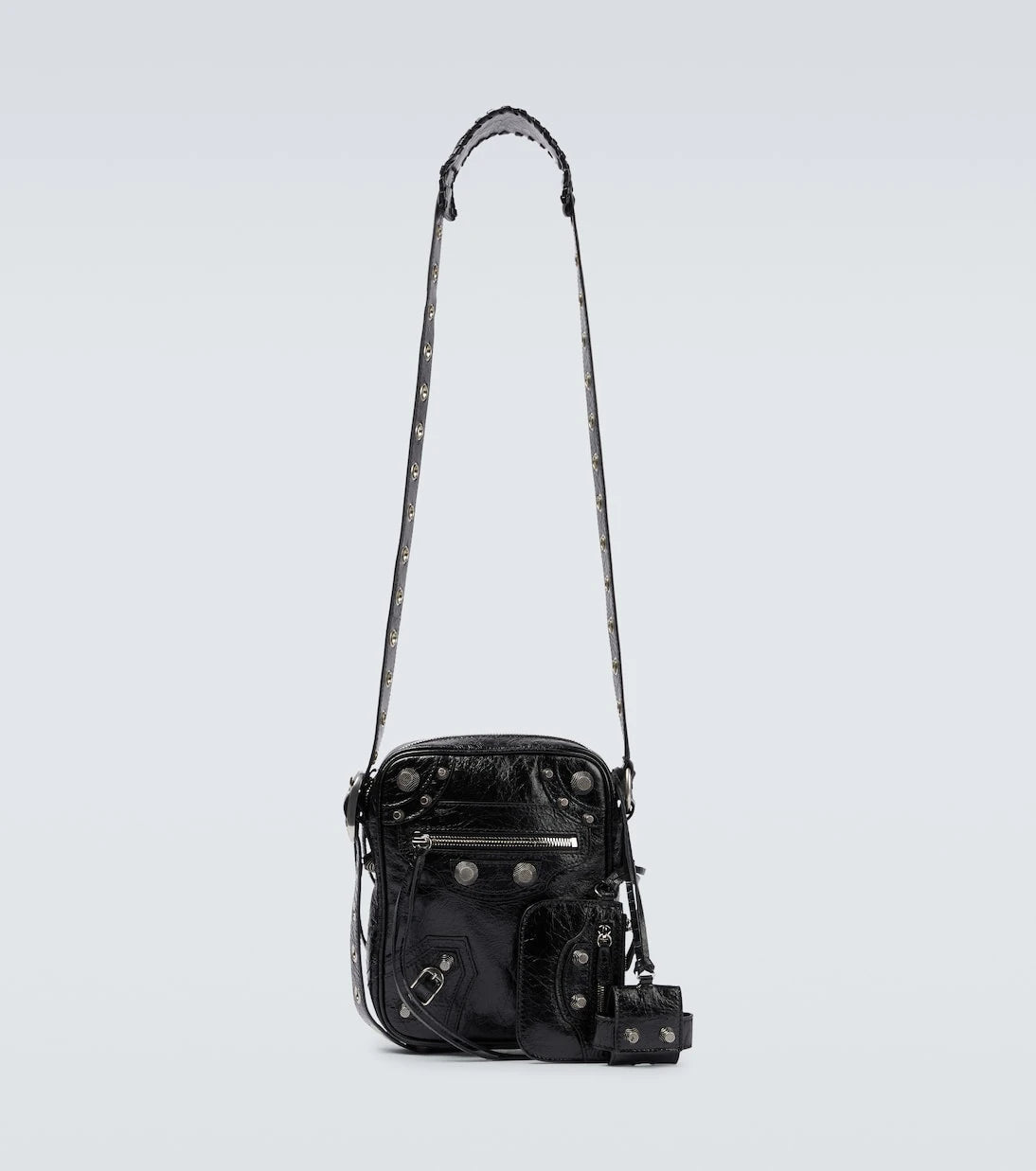 Balenciaga - حقيبة كروس بودي Le Cagole الجلدية