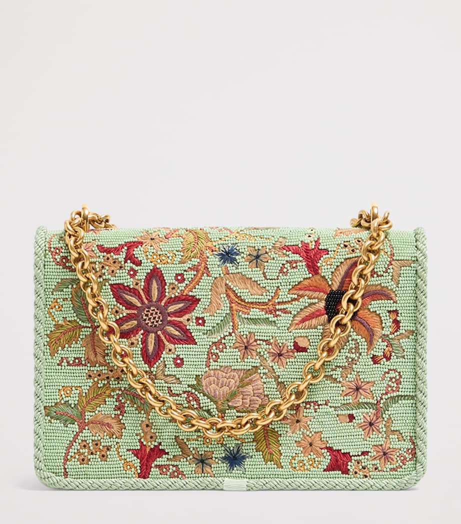 Embellished Vain Shoulder Bag