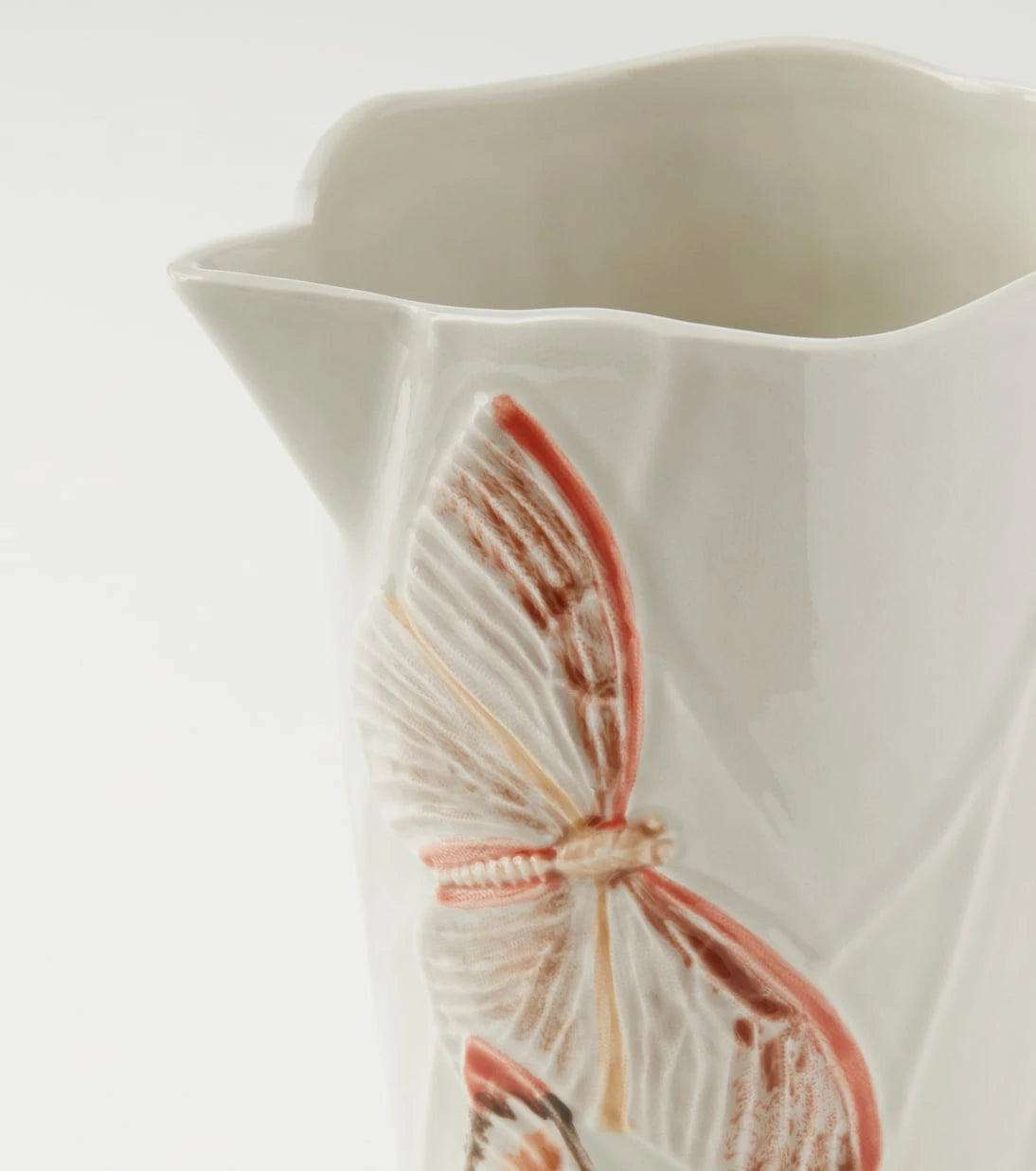 Bordallo Pinheiro - Cloudy Butterflies pitcher by Claudia Schiffer