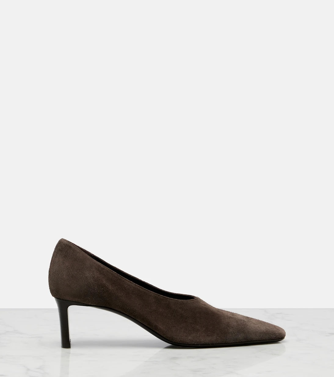 Khaite - Cecilia suede pumps