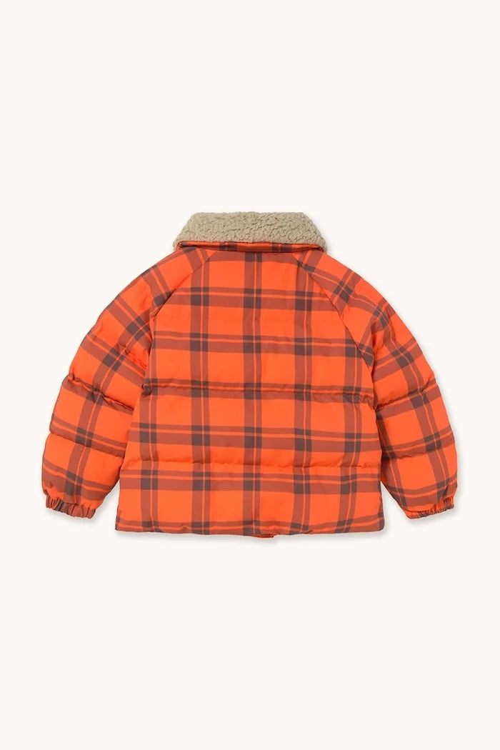 Детско яке Tinycottons CHECK PADDED JACKET