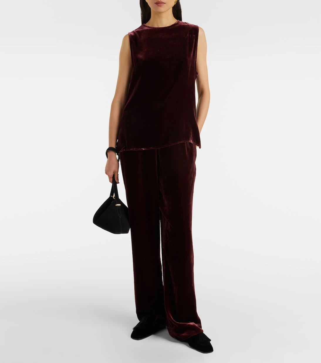 Asceno - Trento velvet tank top