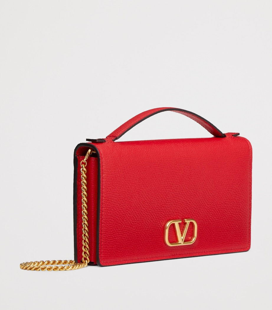 Valentino Garavani Calf Leather Shoulder Bag