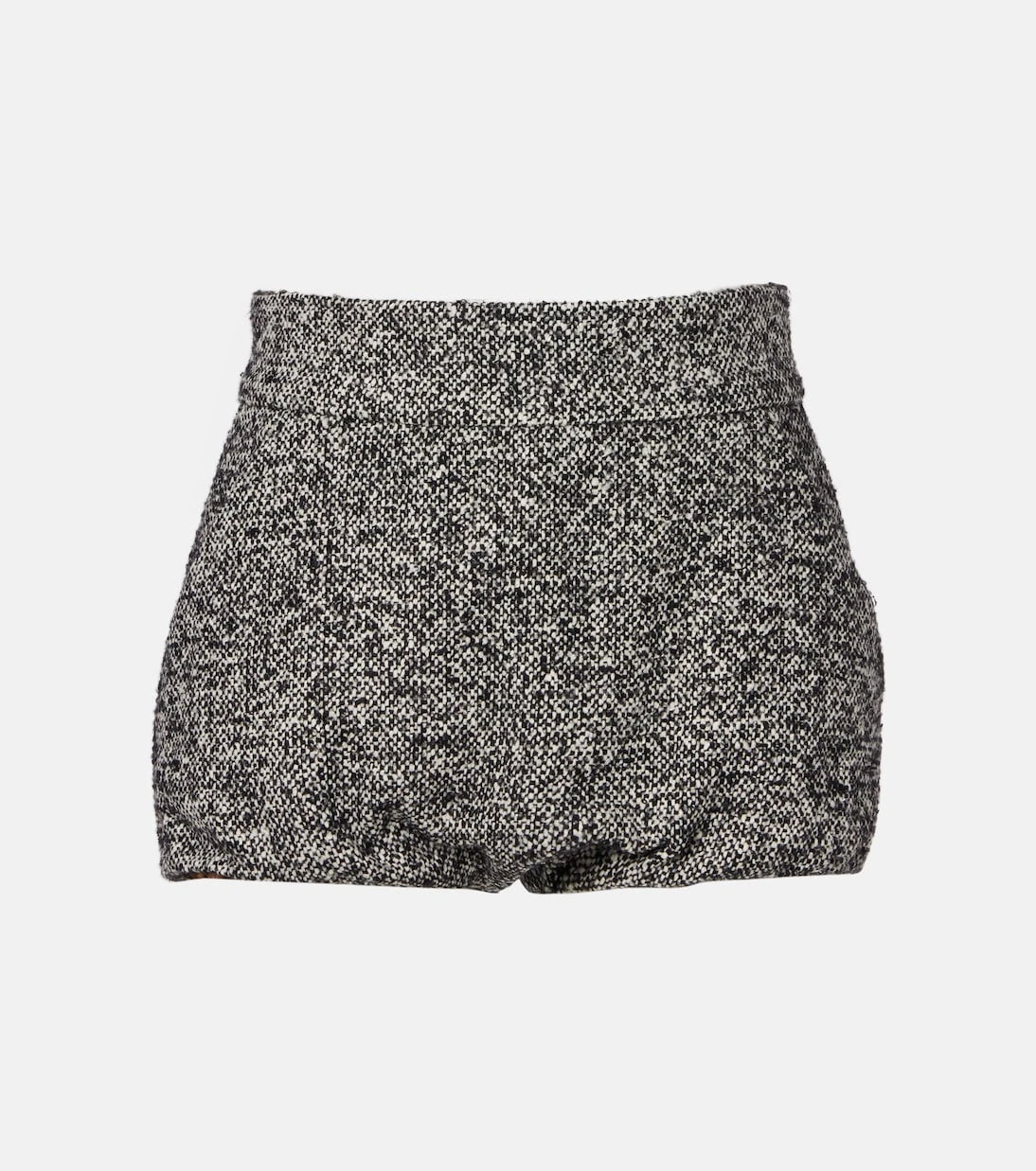 Dolce&Gabbana - Wool and silk-blend high-rise shorts