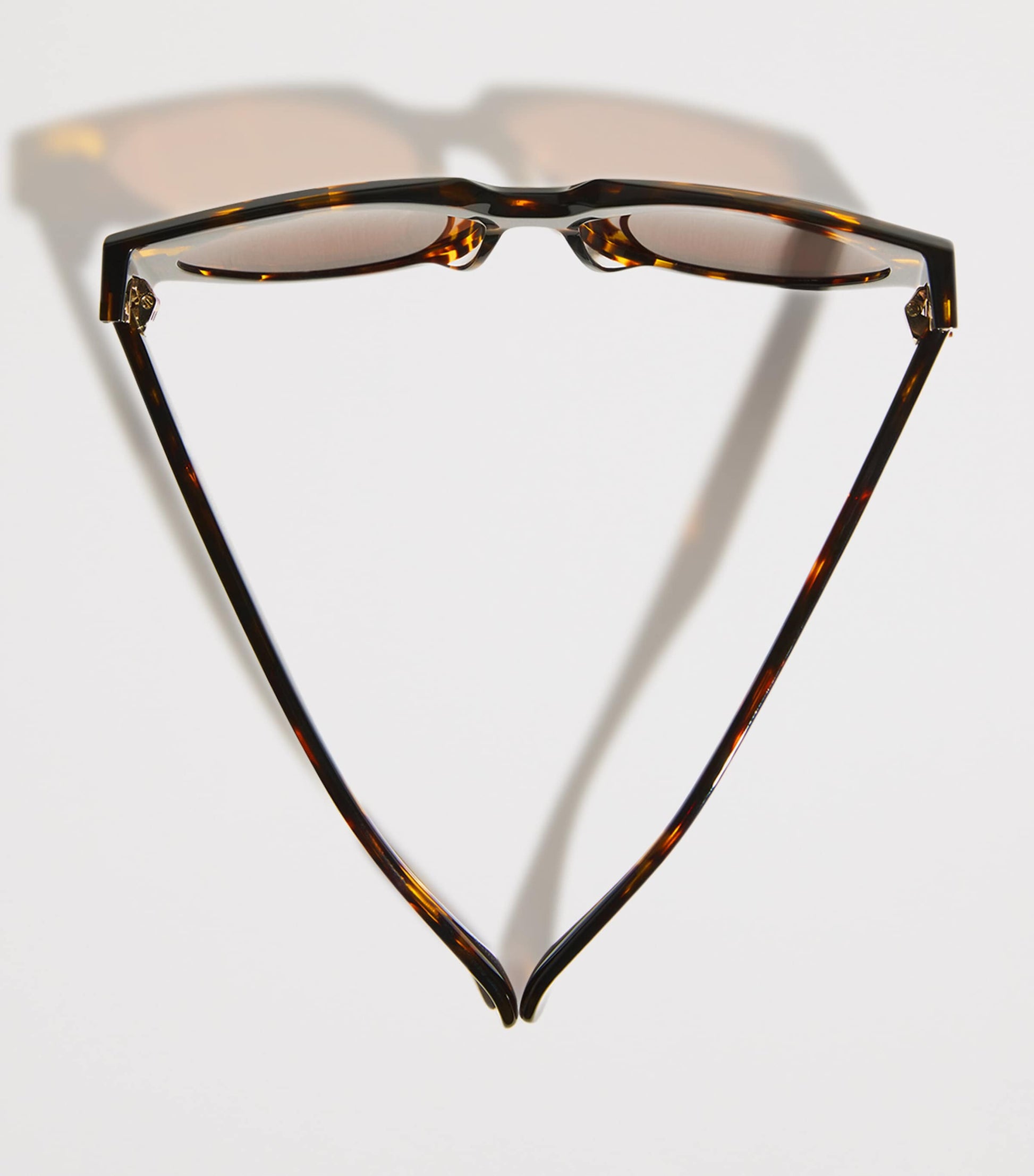 Brown Tortoiseshell Oval Sunglasses