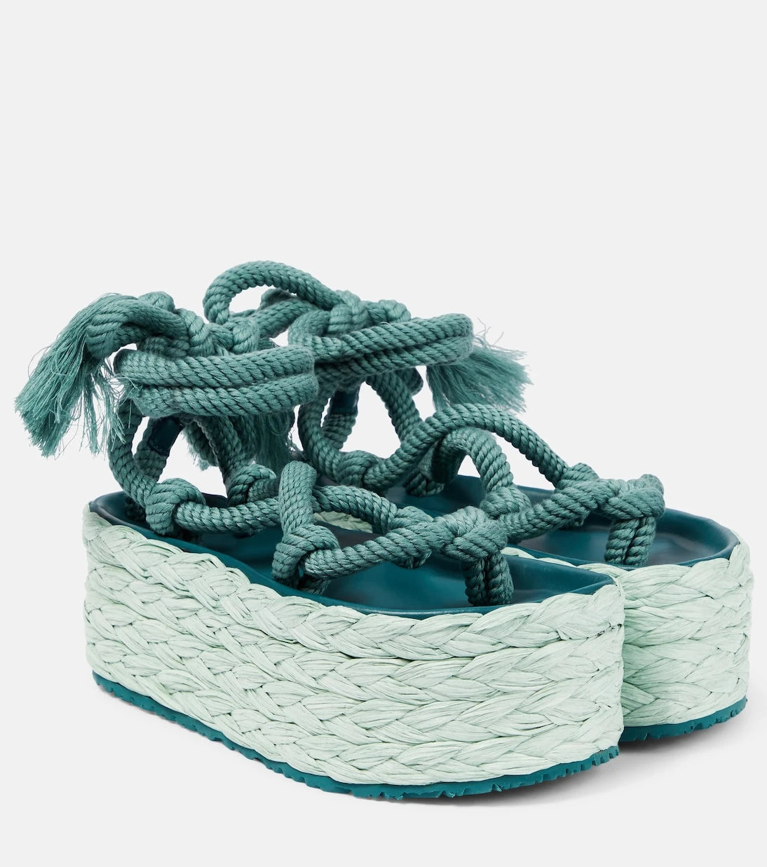Isabel Marant - Elif platform espadrille sandals
