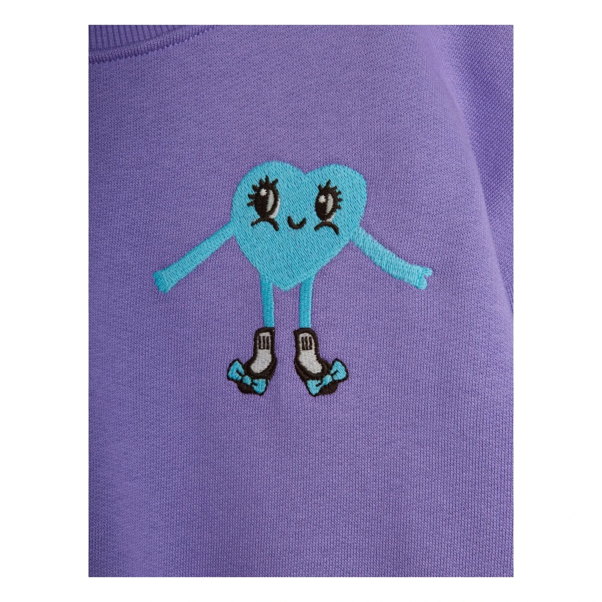 Mini Rodini - Sweat Heart Organic Cotton | Purple