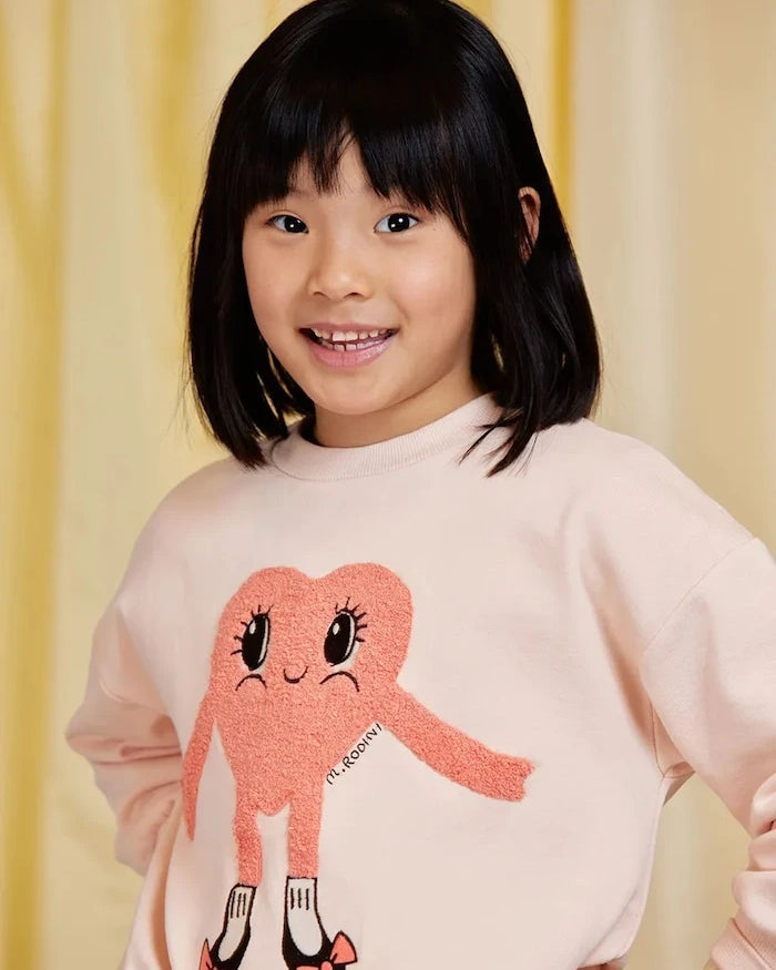 Mini Rodini Heart Çocuk Pamuklu Sweatshirt